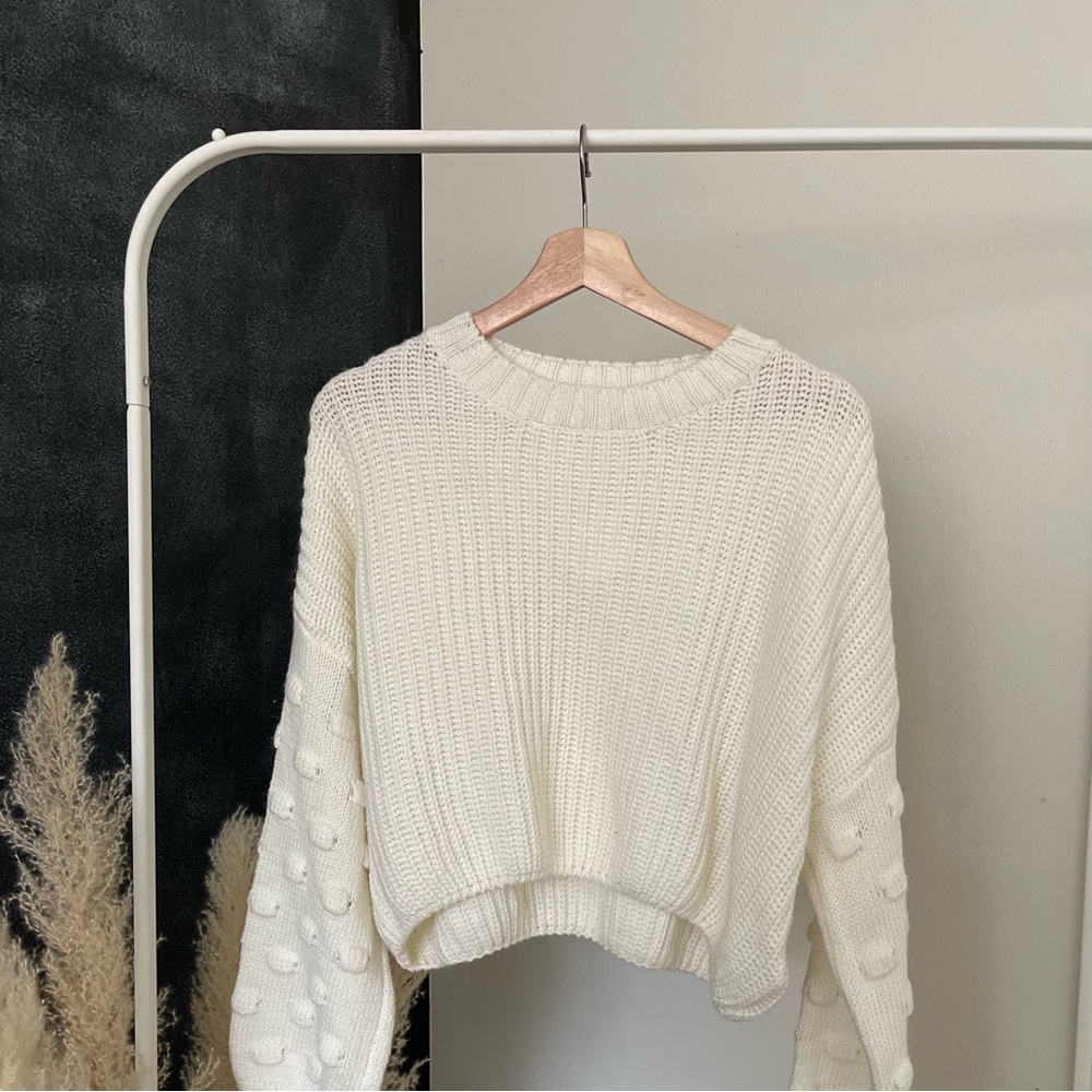 Cream sweater